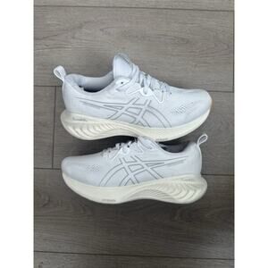 Asics Womens Gel Cumulus 25 White Gum Running Shoes Sneakers Size 7